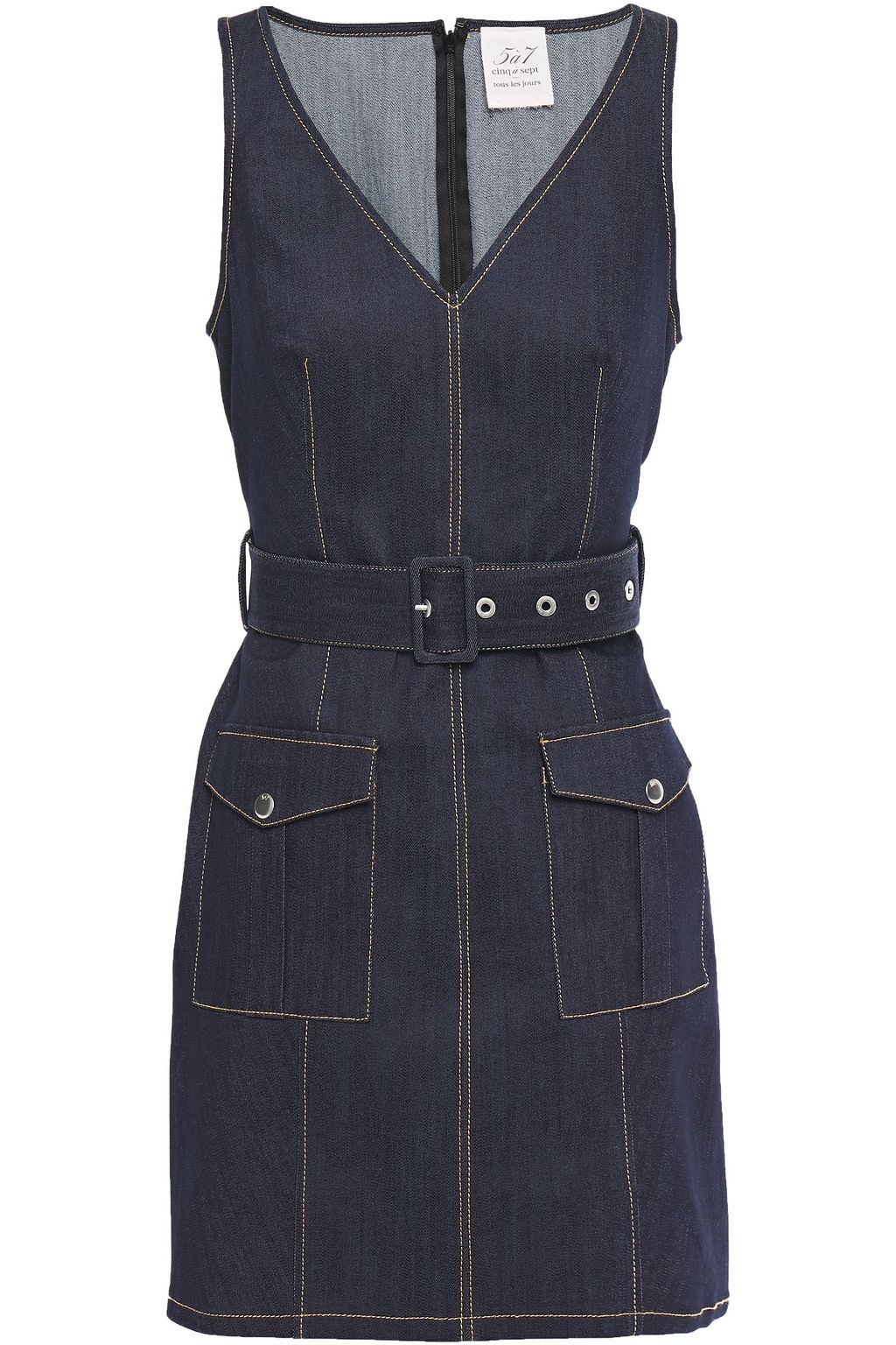 cinq a sept denim dress