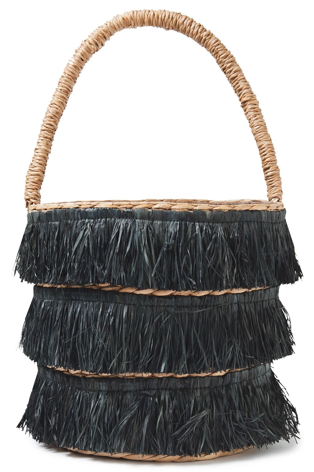 mini straw tote