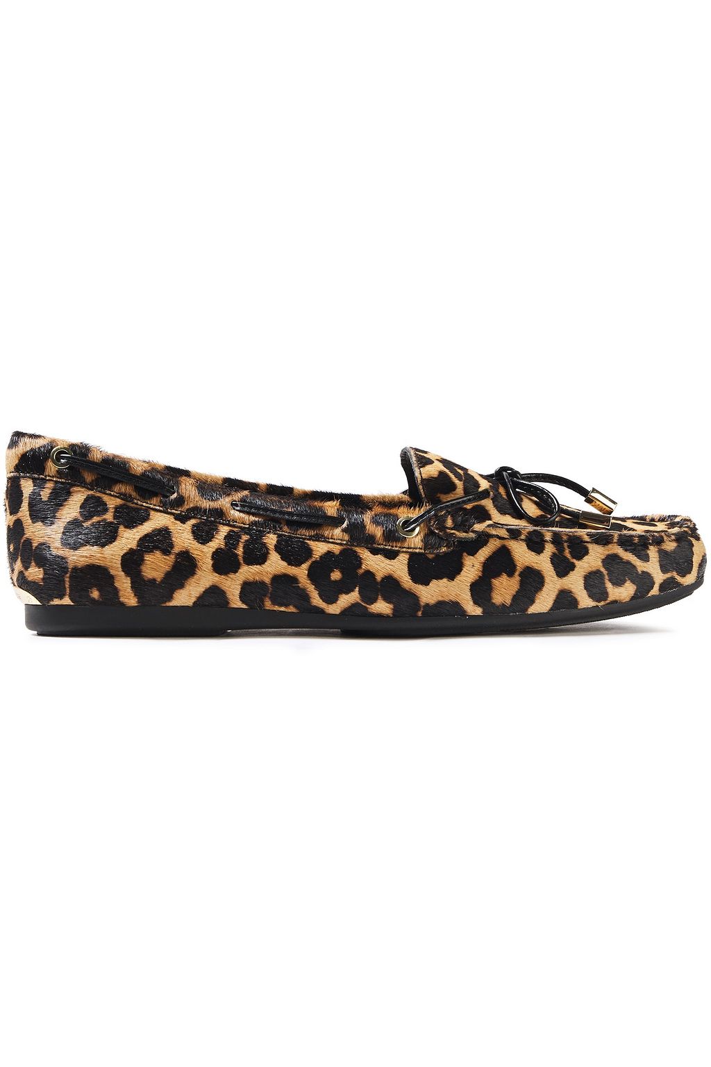 michael kors leopard loafers