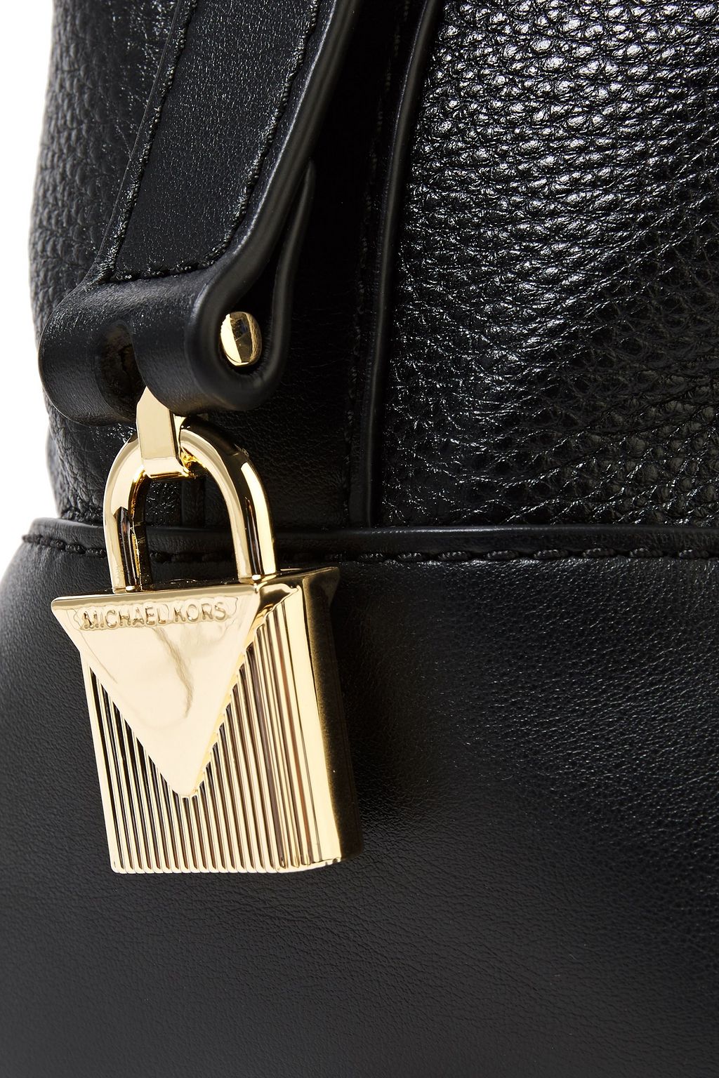 MICHAEL MICHAEL KORS Crosby pebbled-leather shoulder bag