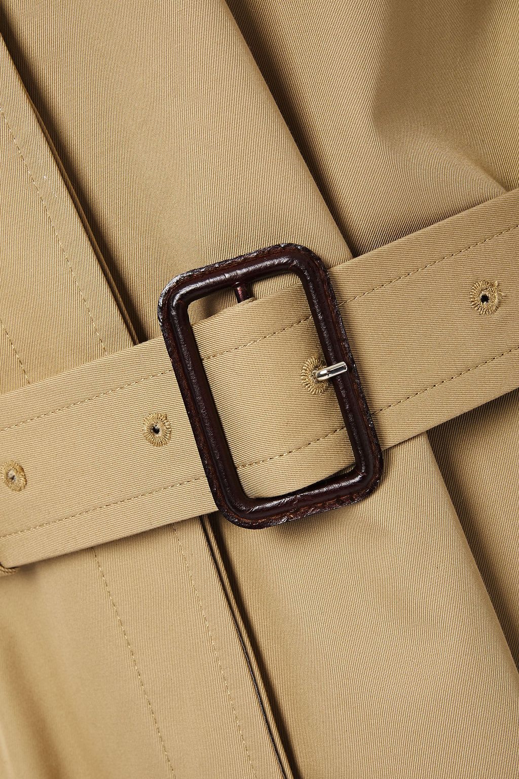 SANDRO Victorine cotton-gabardine trench coat