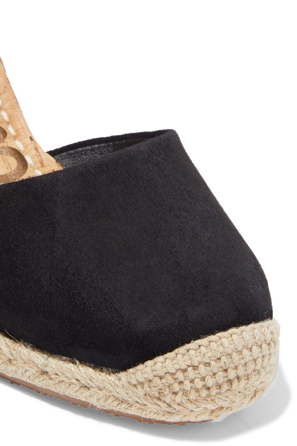 SAM EDELMAN Payton suede wedge espadrilles