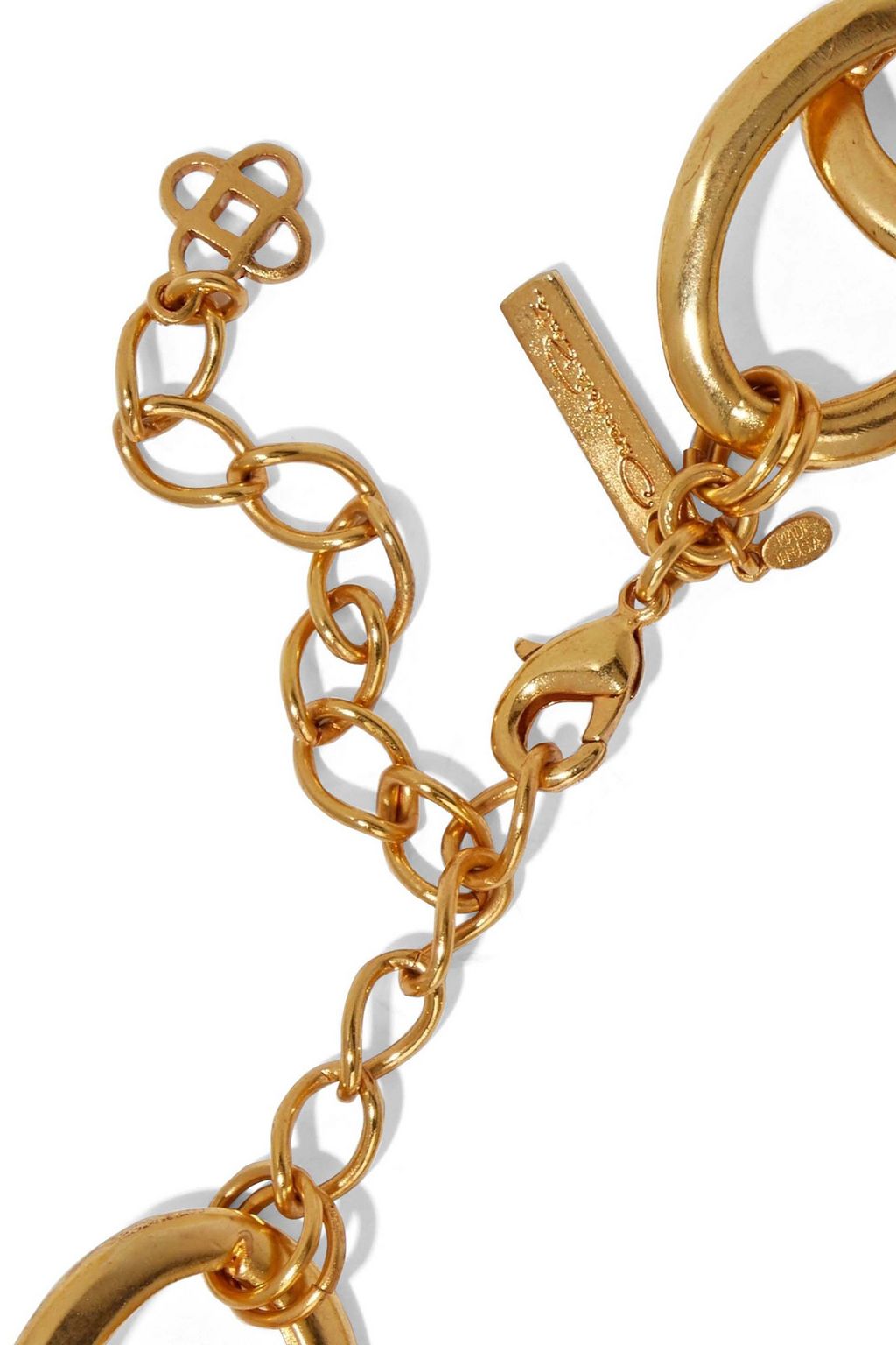 OSCAR DE LA RENTA Gold-tone necklace