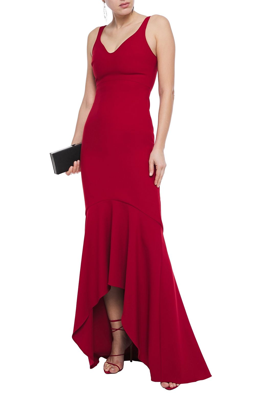 red sade gown