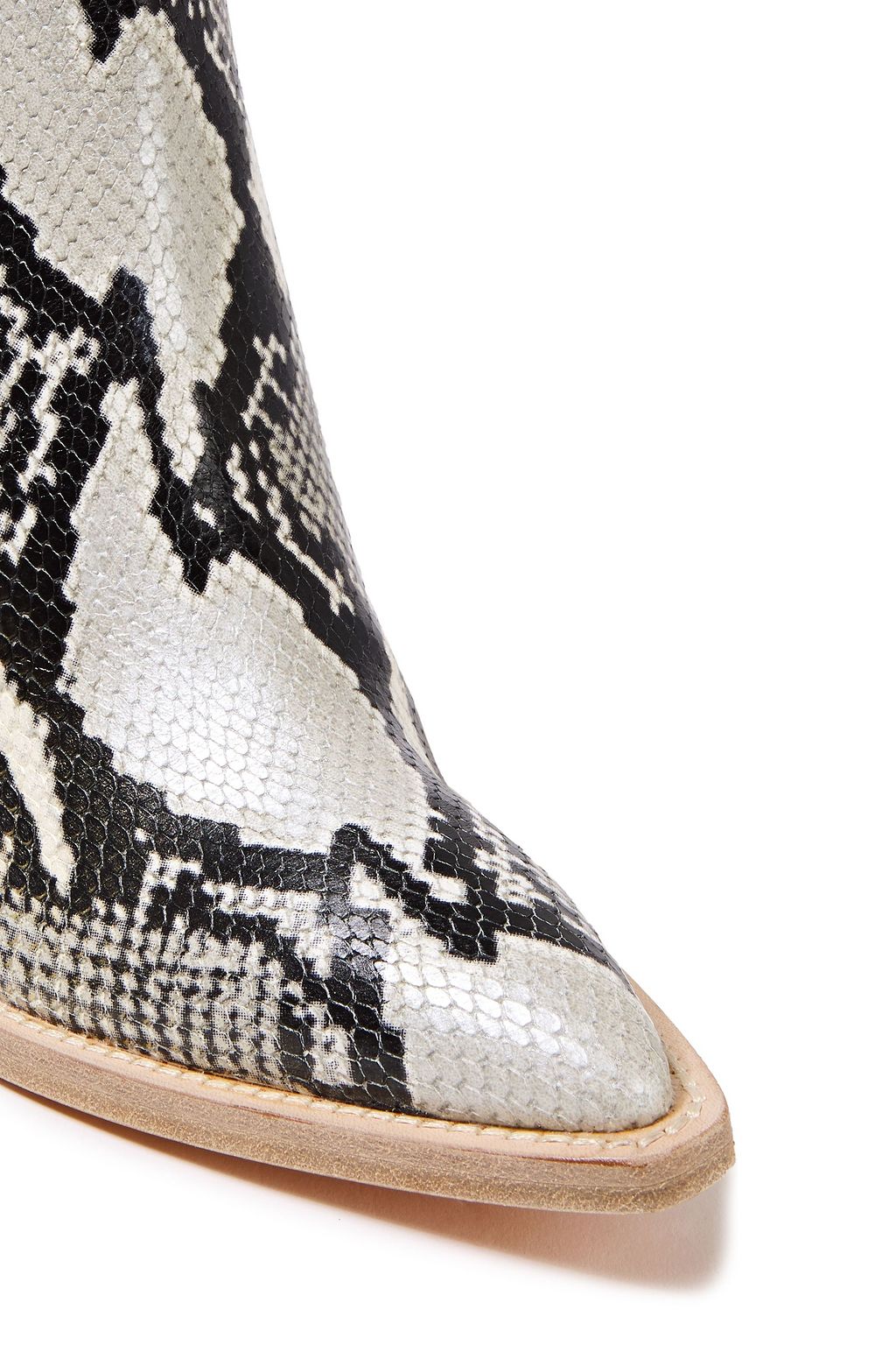 IRO Arezela snake-effect leather ankle boots