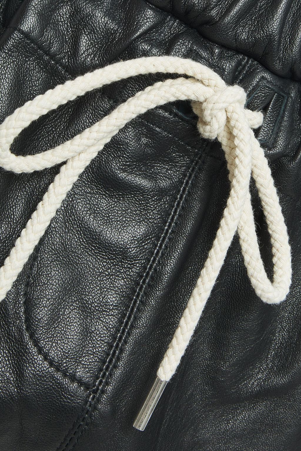 BASSIKE Leather track pants
