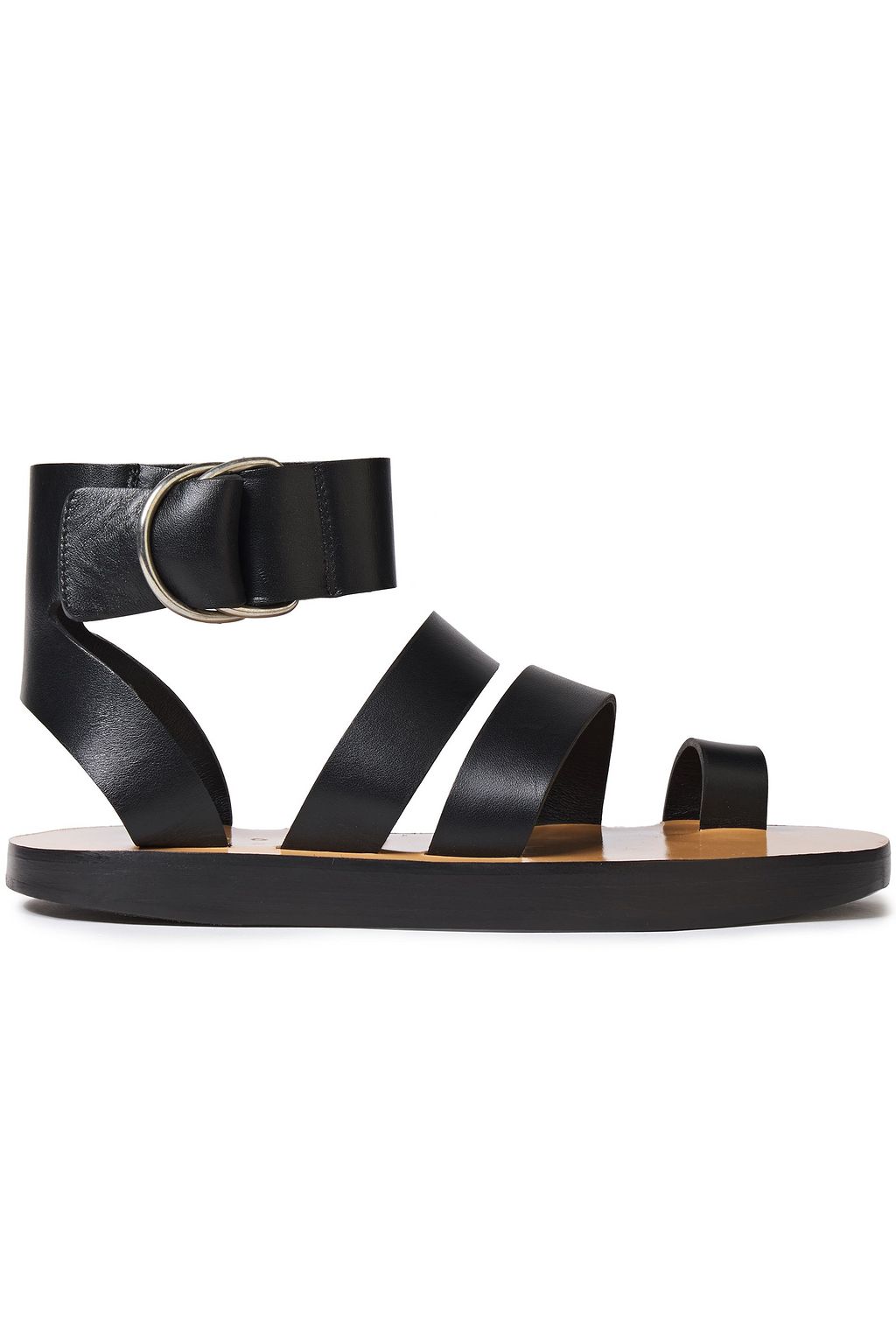 black baby sandals