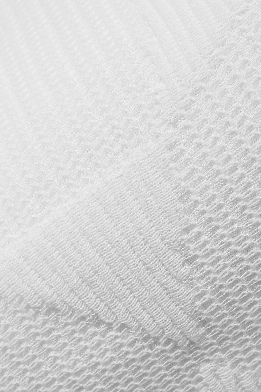 M MISSONI Fluted crochet-knit cotton-blend skirt