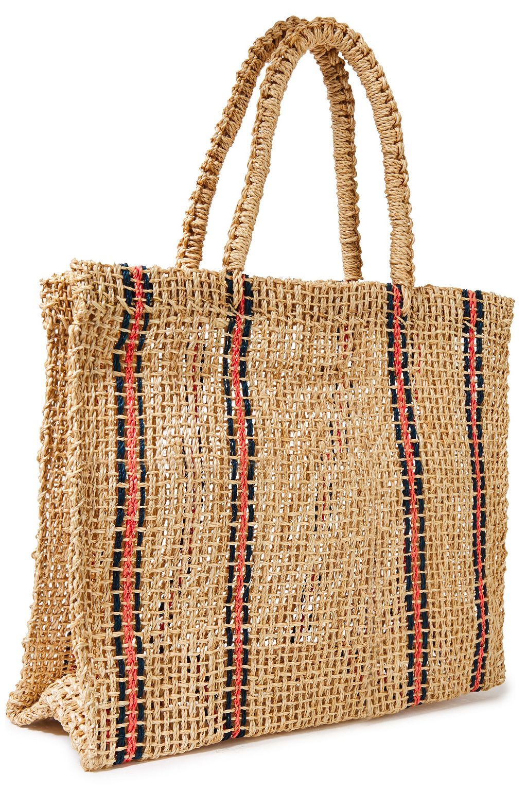 Sand Benitta striped woven straw tote | KAYU | THE OUTNET