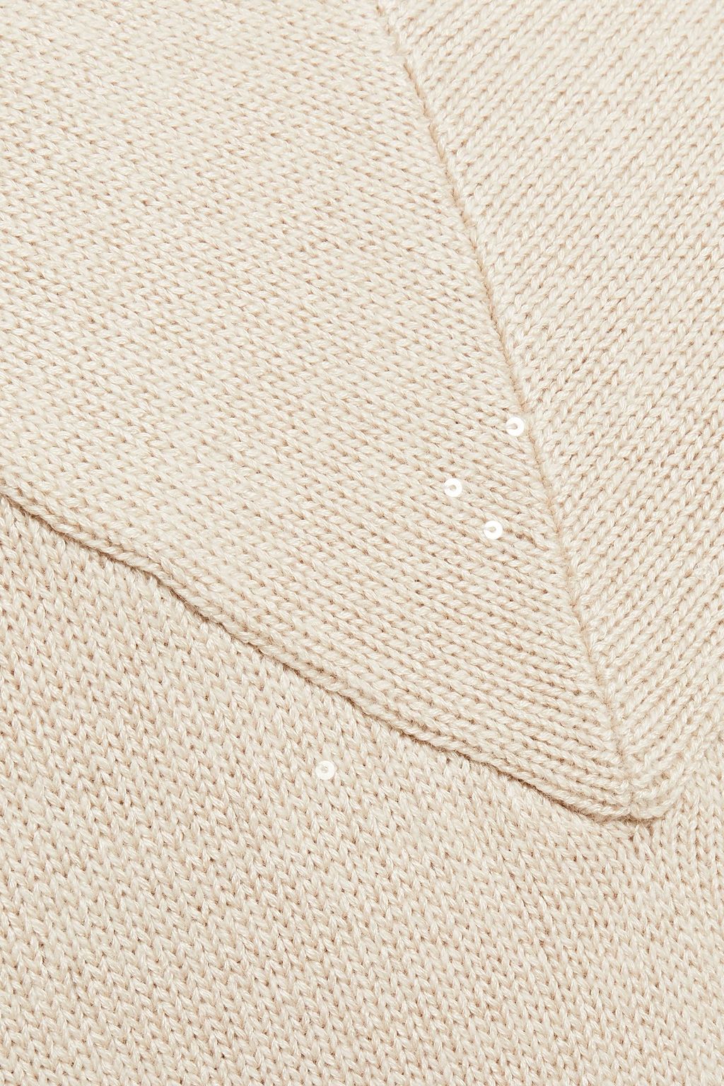 BRUNELLO CUCINELLI Sequin-embellished cashmere sweater
