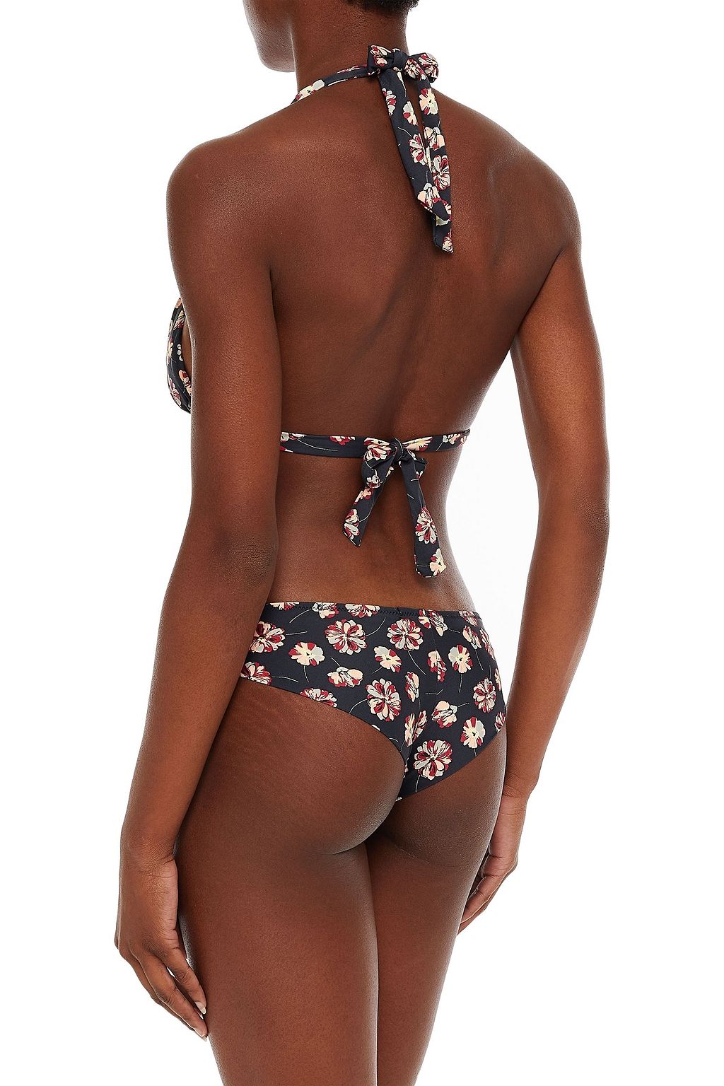 EBERJEY Floral-print triangle bikini