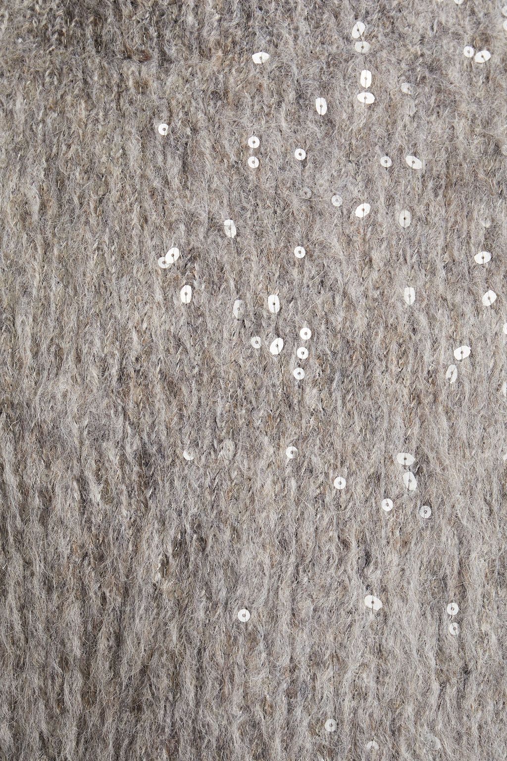 BRUNELLO CUCINELLI オーバーサイズ 装飾付き ブラッシュドニット セーター