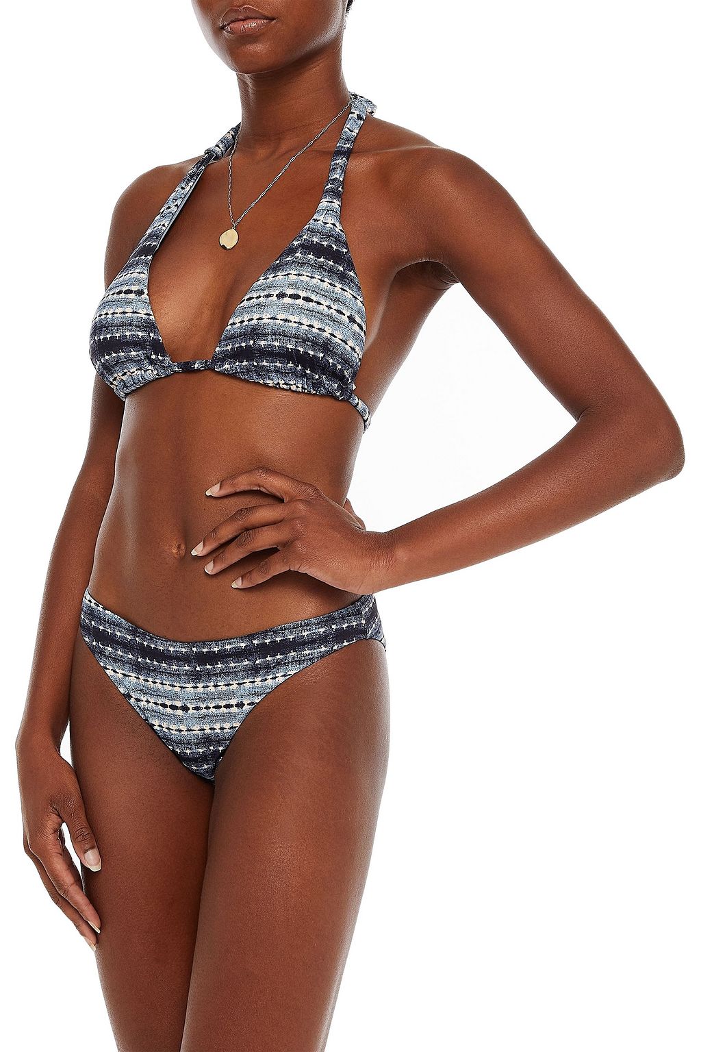 EBERJEY Printed low-rise bikini briefs