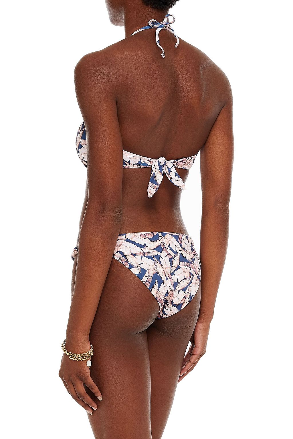 EBERJEY Printed bikini top