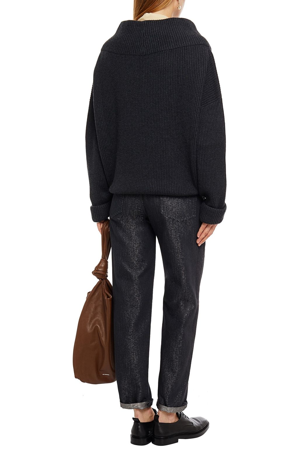 BRUNELLO CUCINELLI Oversized ribbed cashmere sweater