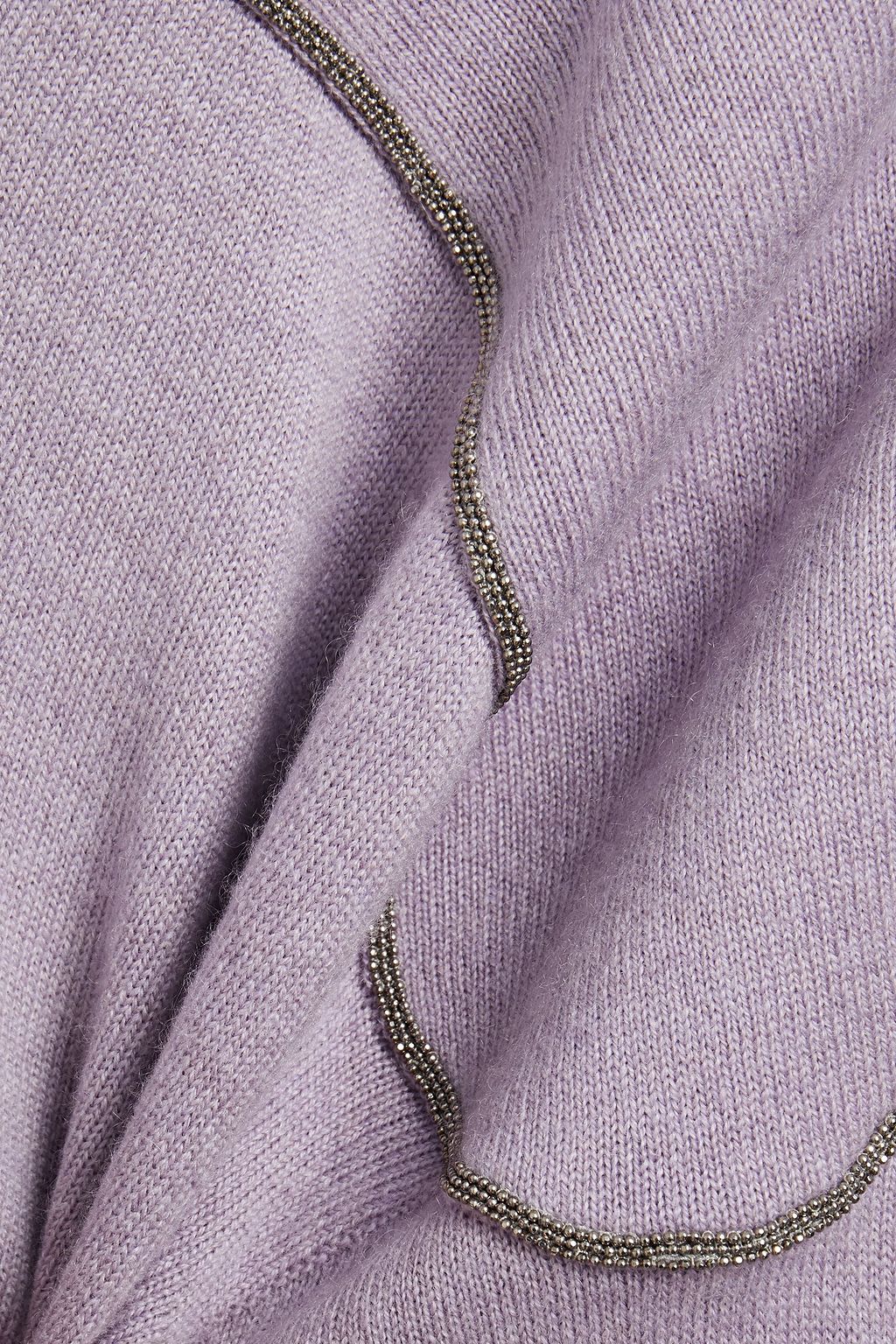 BRUNELLO CUCINELLI Bead-embellished cashmere sweater