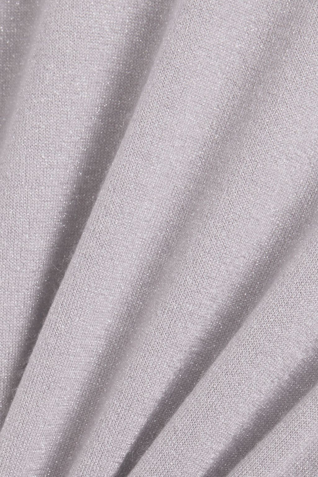 BRUNELLO CUCINELLI Metallic cashmere-blend T-shirt