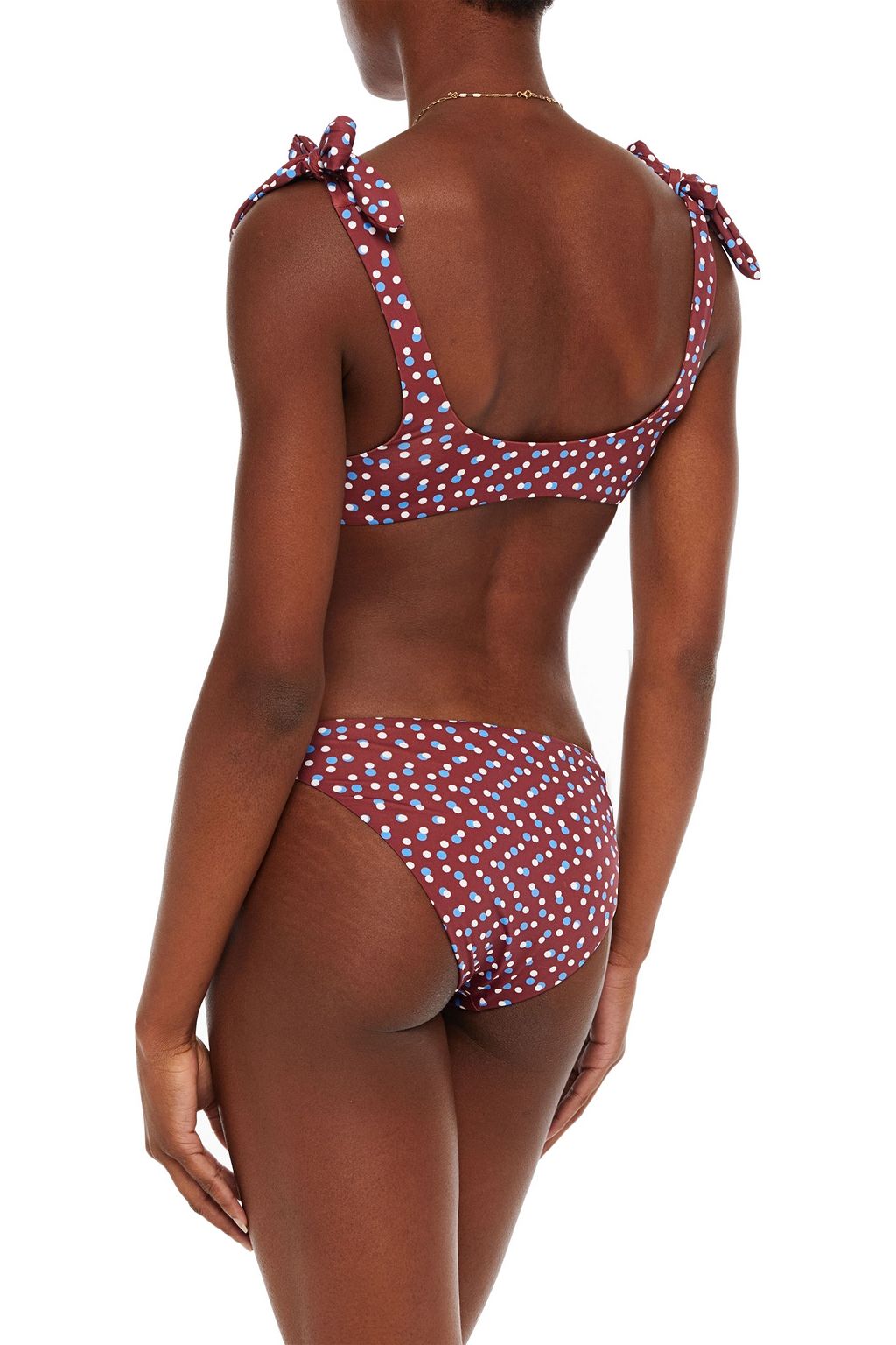 EBERJEY Polka-dot bikini top