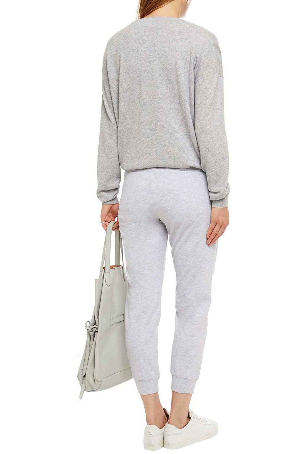 BRUNELLO CUCINELLI Embellished striped cashmere sweater