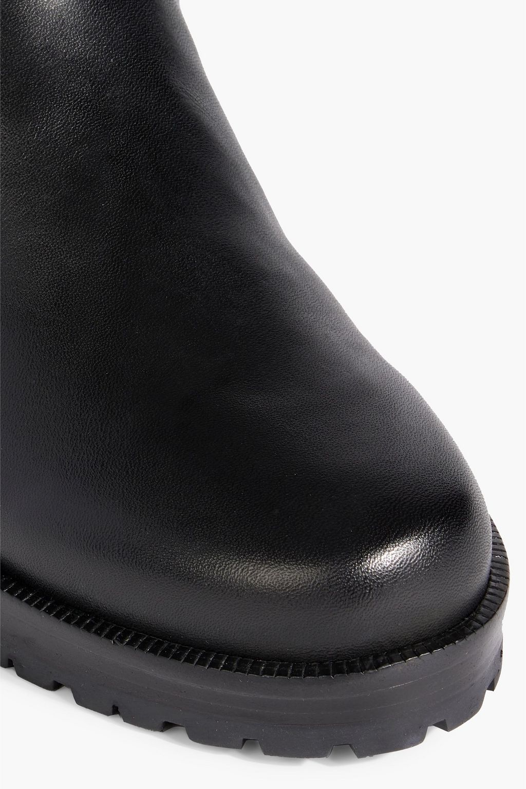 ALEXANDRE BIRMAN Bow-detailed leather over-the-knee boots