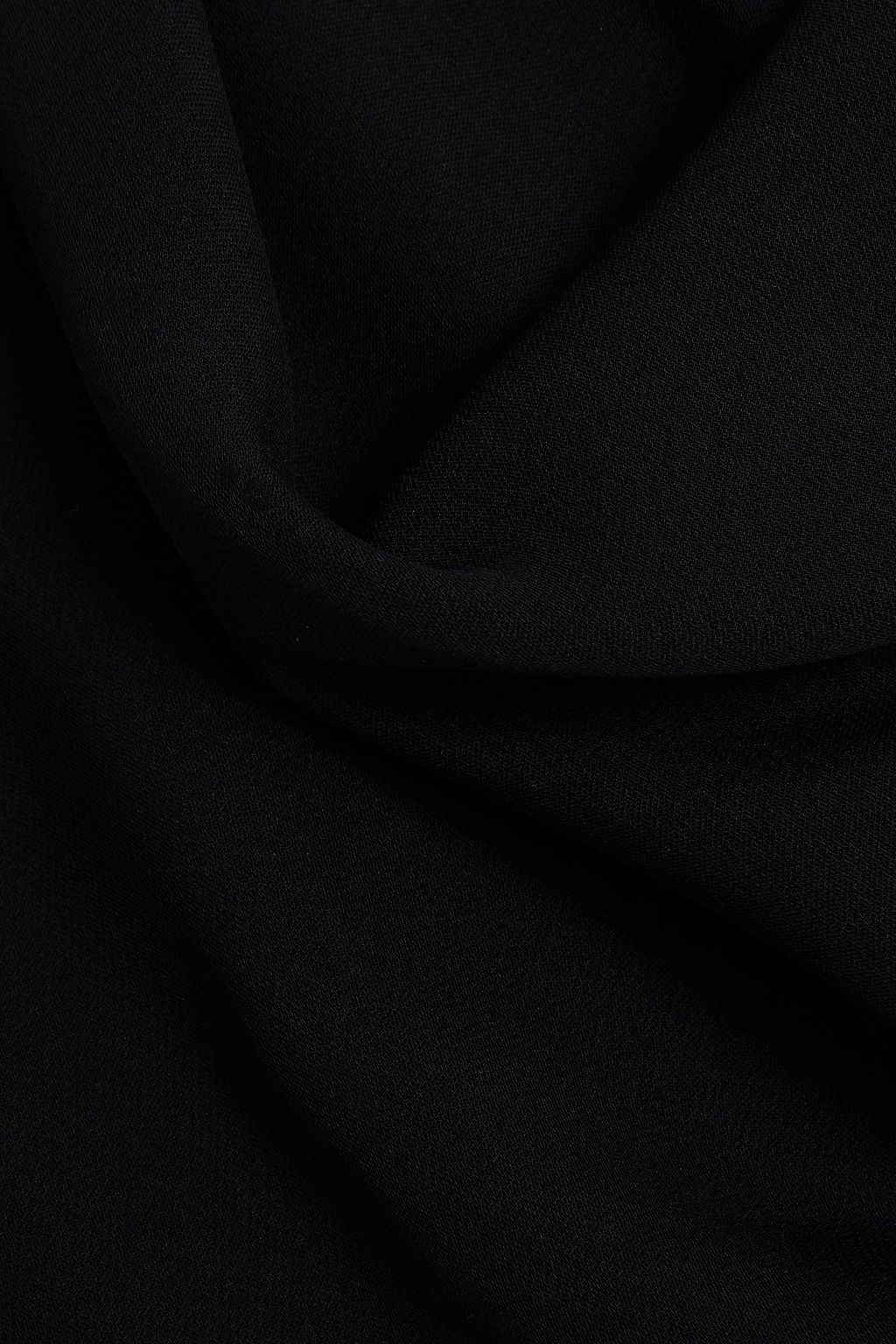 THEORY Draped silk-crepe top