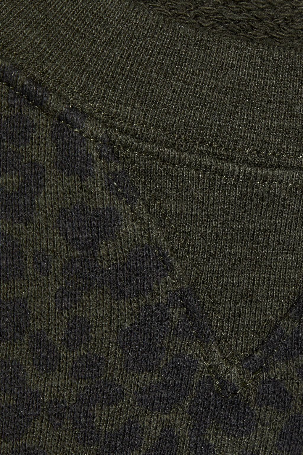 ULLA JOHNSON Lula leopard-print French cotton-terry sweatshirt