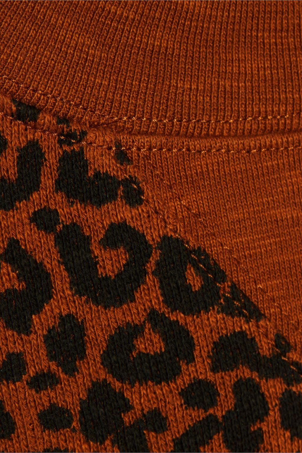 ULLA JOHNSON Lula leopard-print French cotton-terry sweatshirt