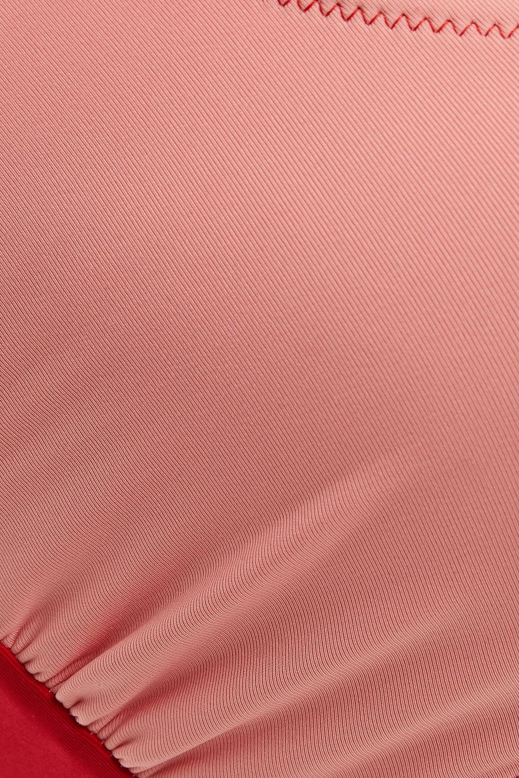 STELLA MCCARTNEY Ruched bikini top