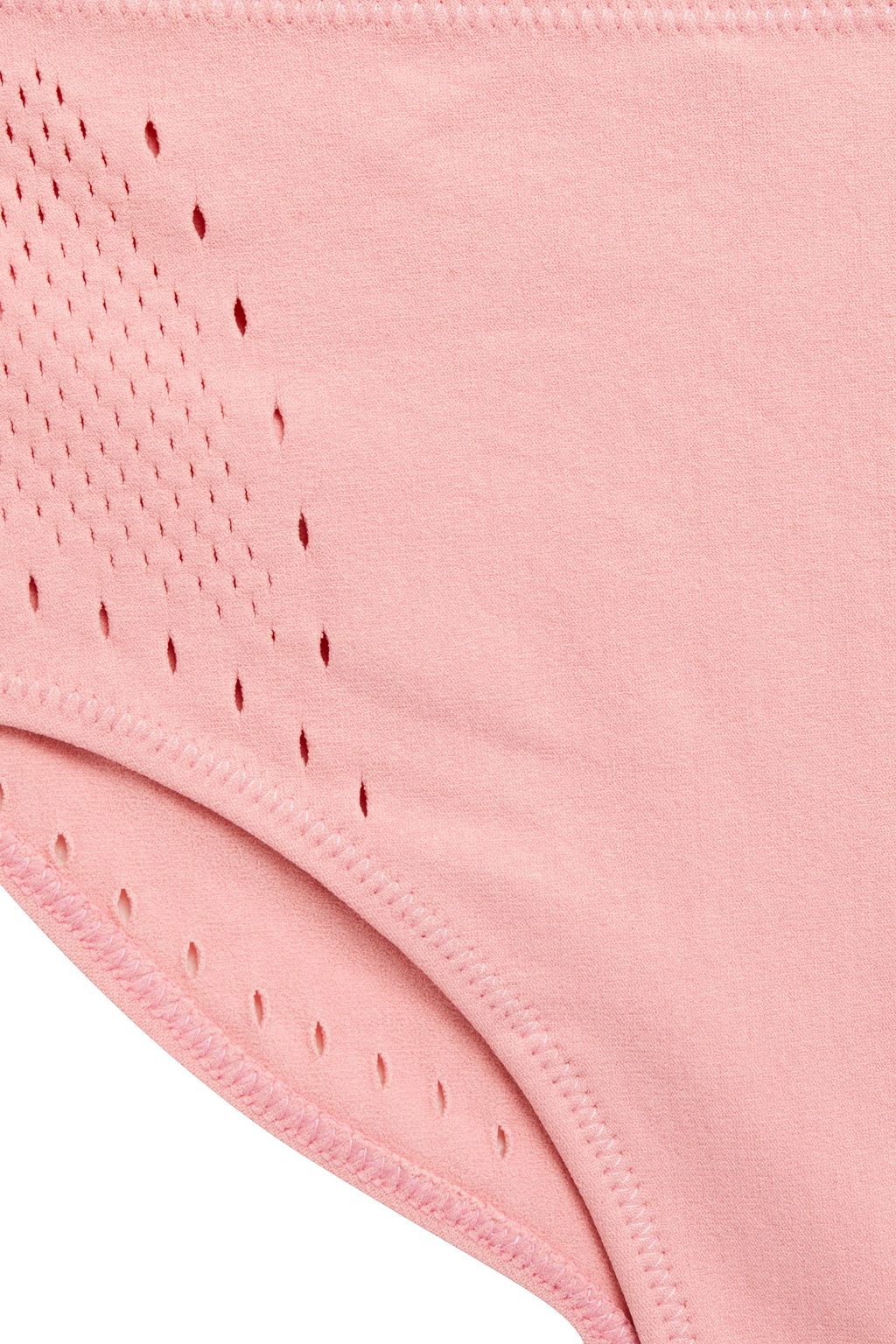 STELLA MCCARTNEY Stellawear perforated stretch-jersey mid-rise briefs