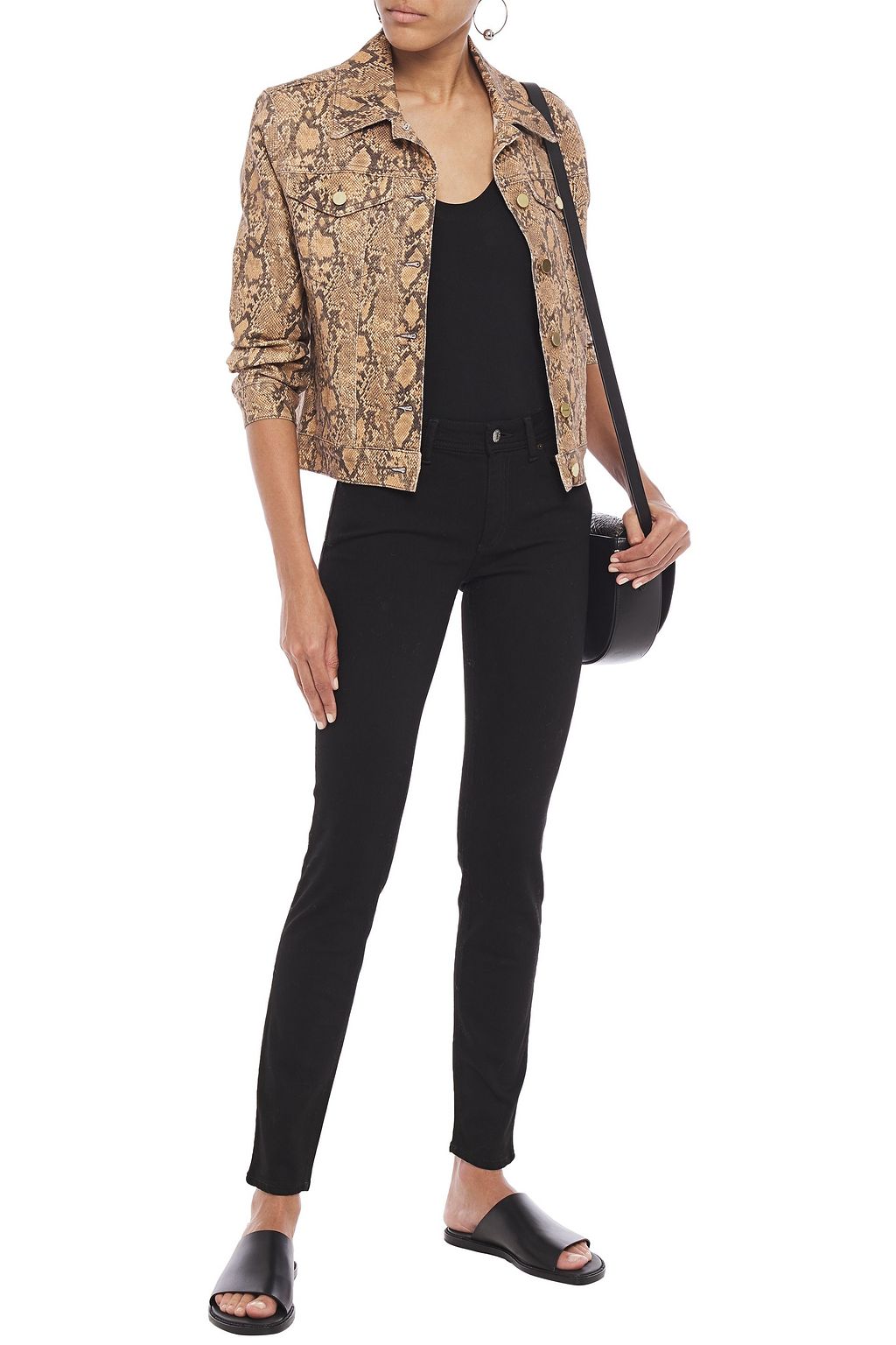 ACNE STUDIOS Climb faded mid-rise skinny jeans