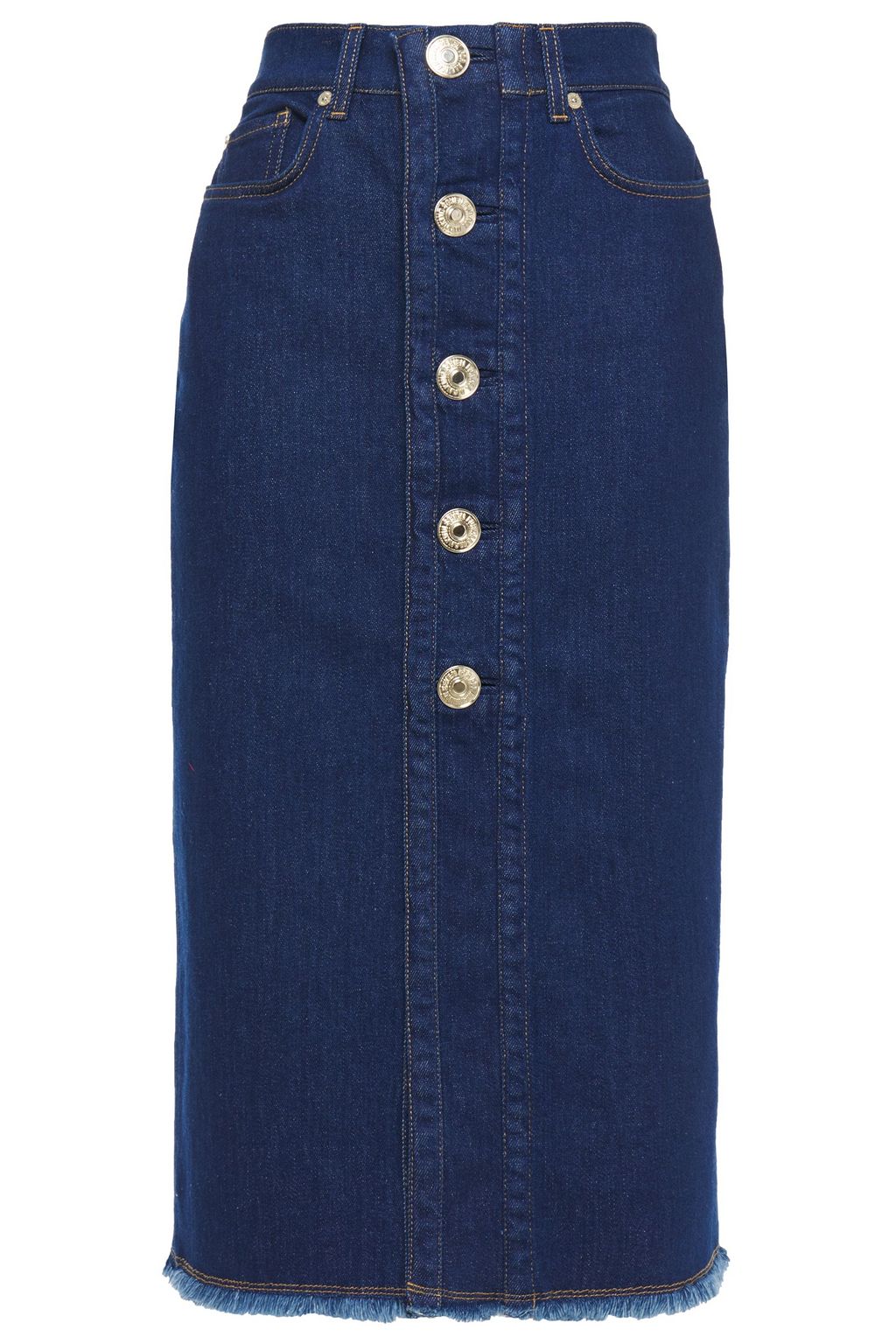 7 for all mankind jean skirt