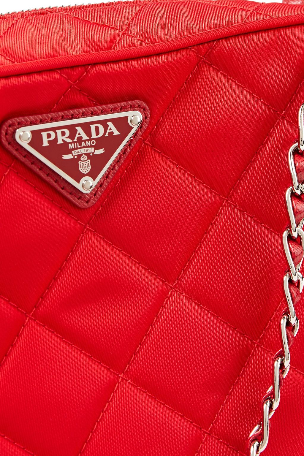 PRADA Quilted nylon shoulder bag THE