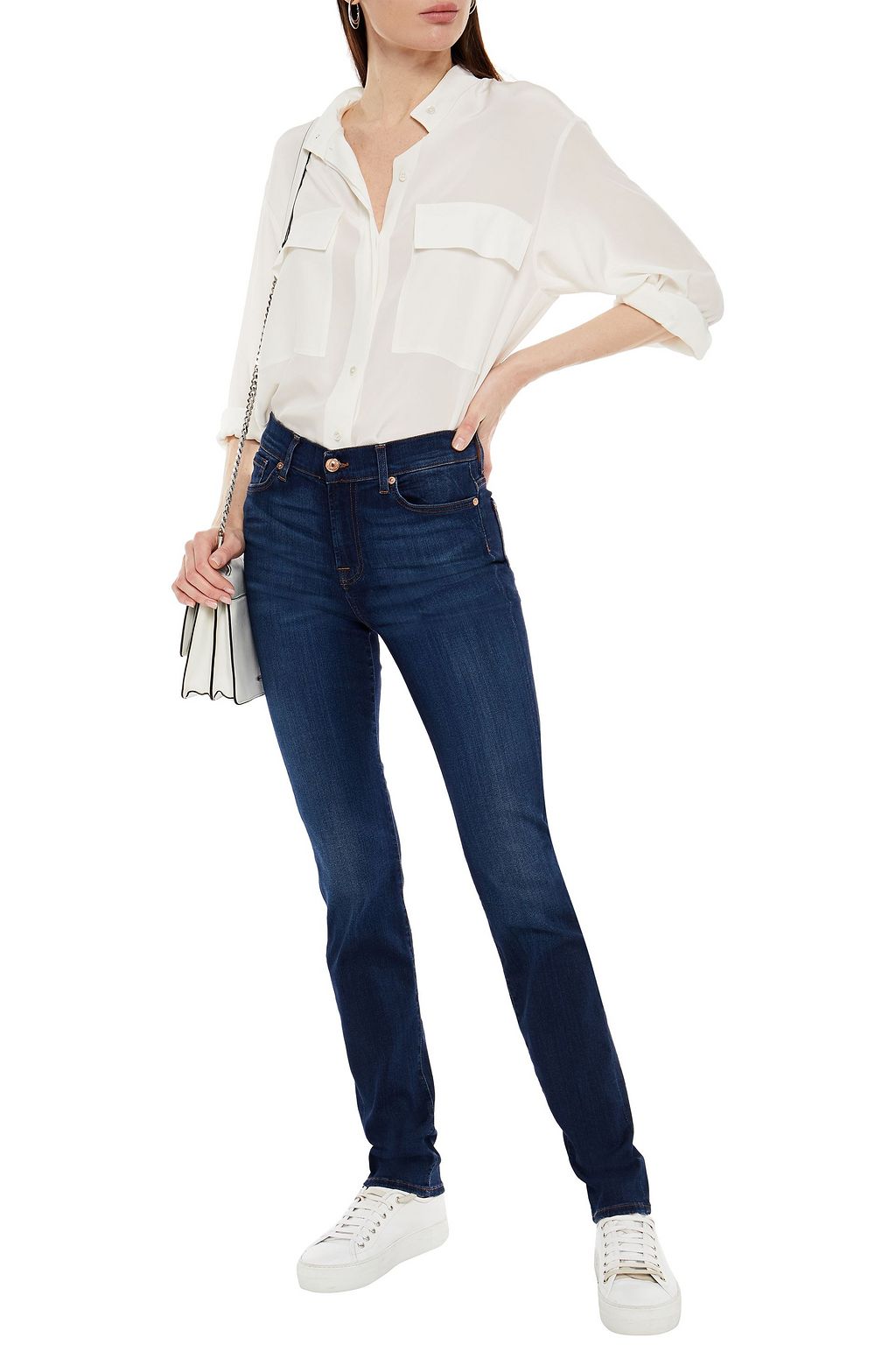 7 FOR ALL MANKIND Rozie high-rise slim-leg jeans