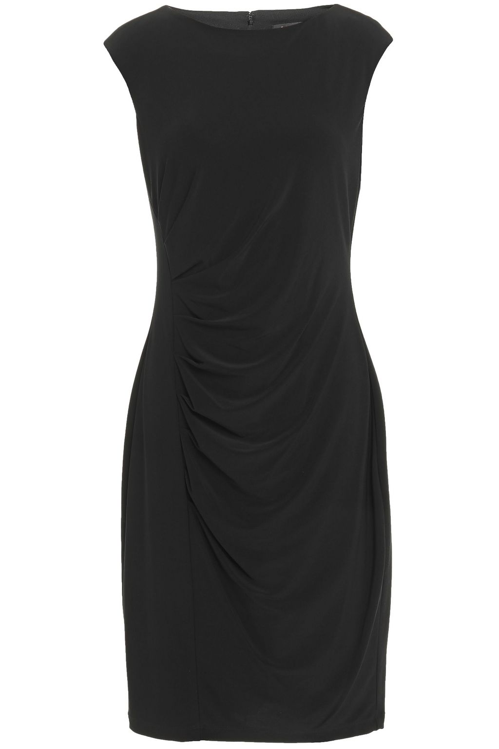 donna karan draped jersey dress