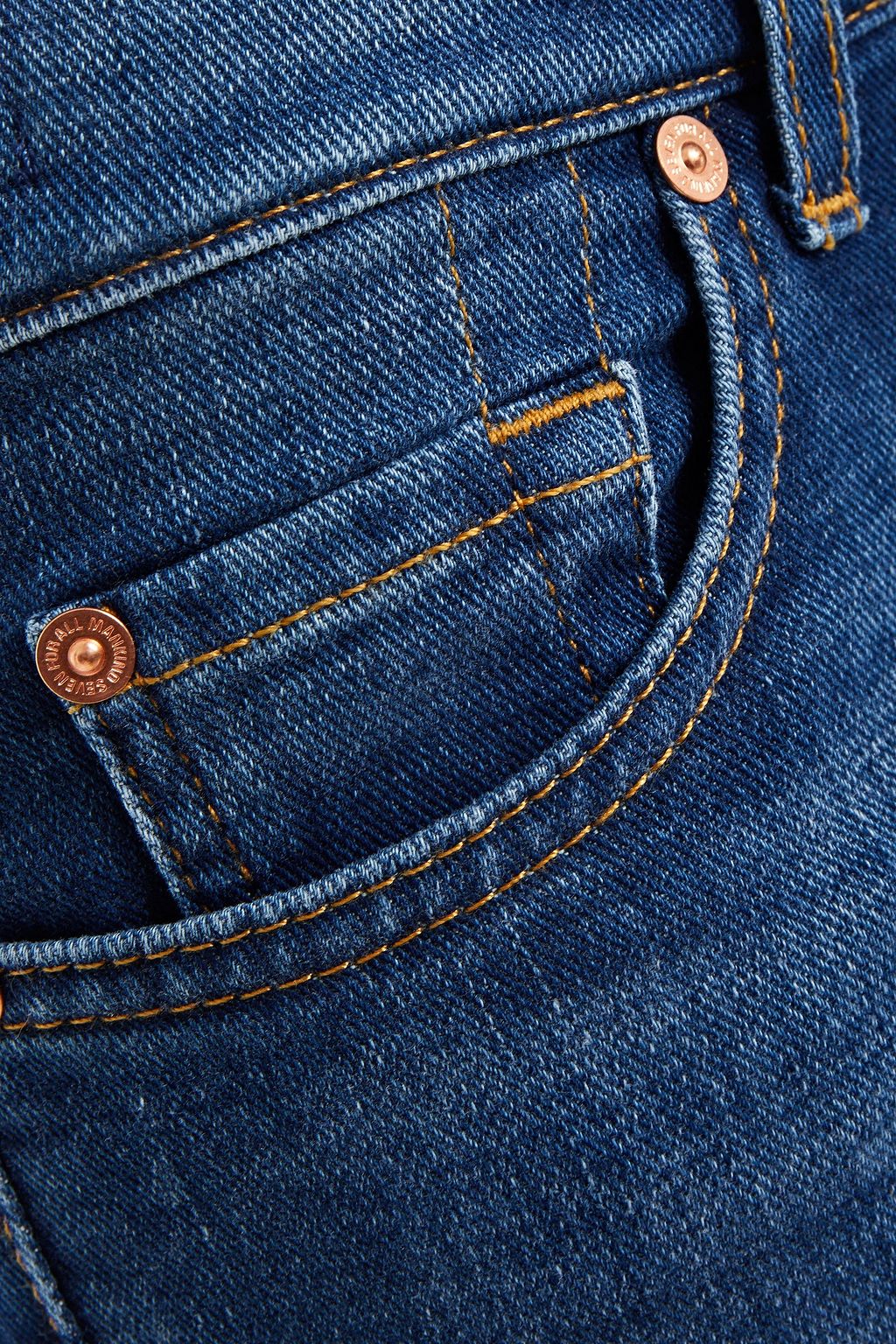 7 FOR ALL MANKIND Asher cropped mid-rise slim-leg jeans