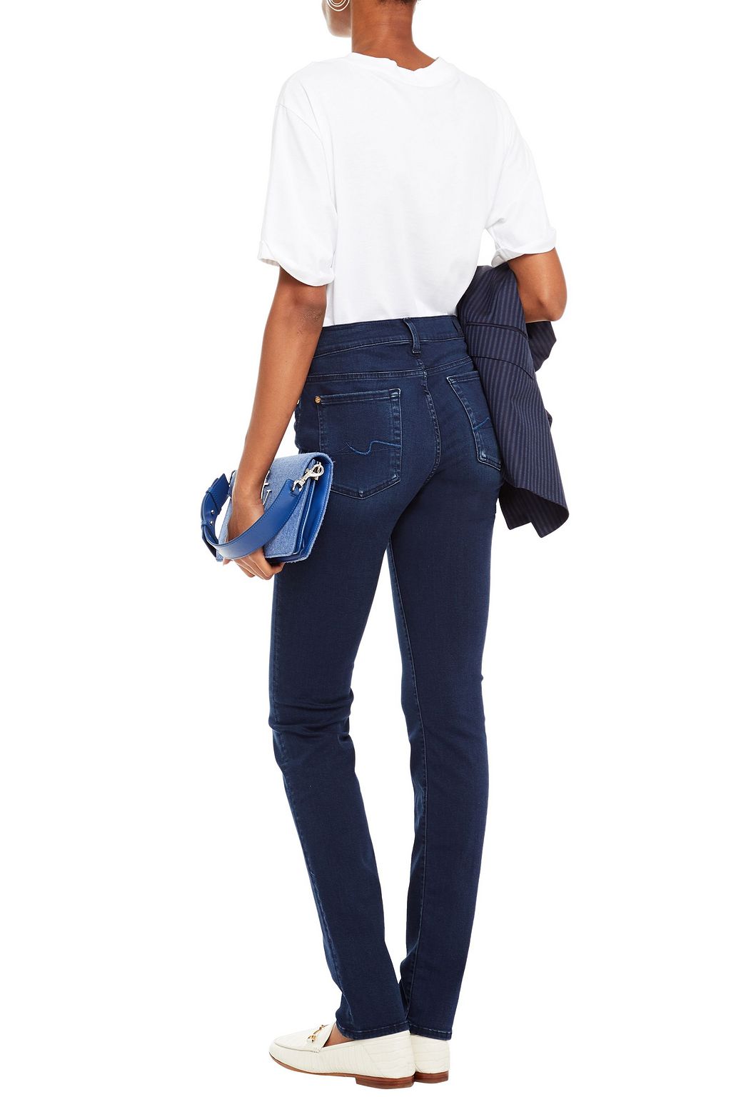 7 FOR ALL MANKIND Rozie mid-rise slim-leg jeans