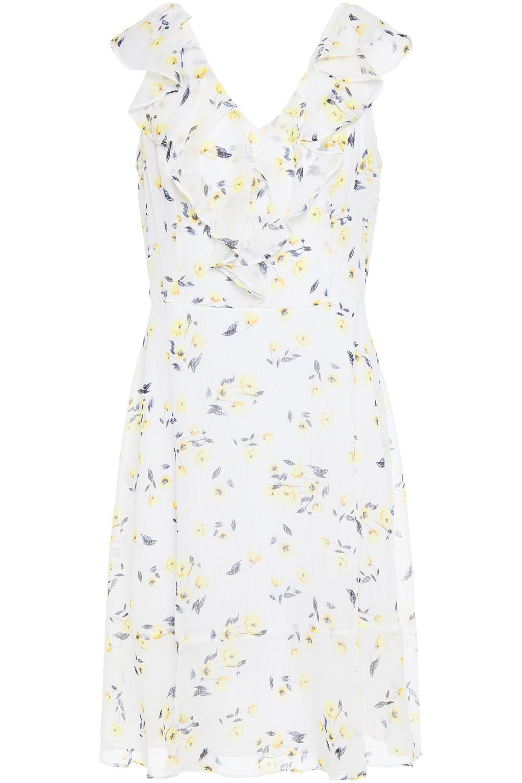 dkny white floral dress