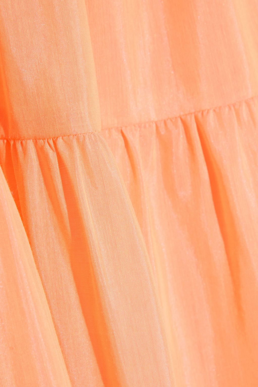 ALICE + OLIVIA Rowen tiered cotton and silk-blend voile mini dress