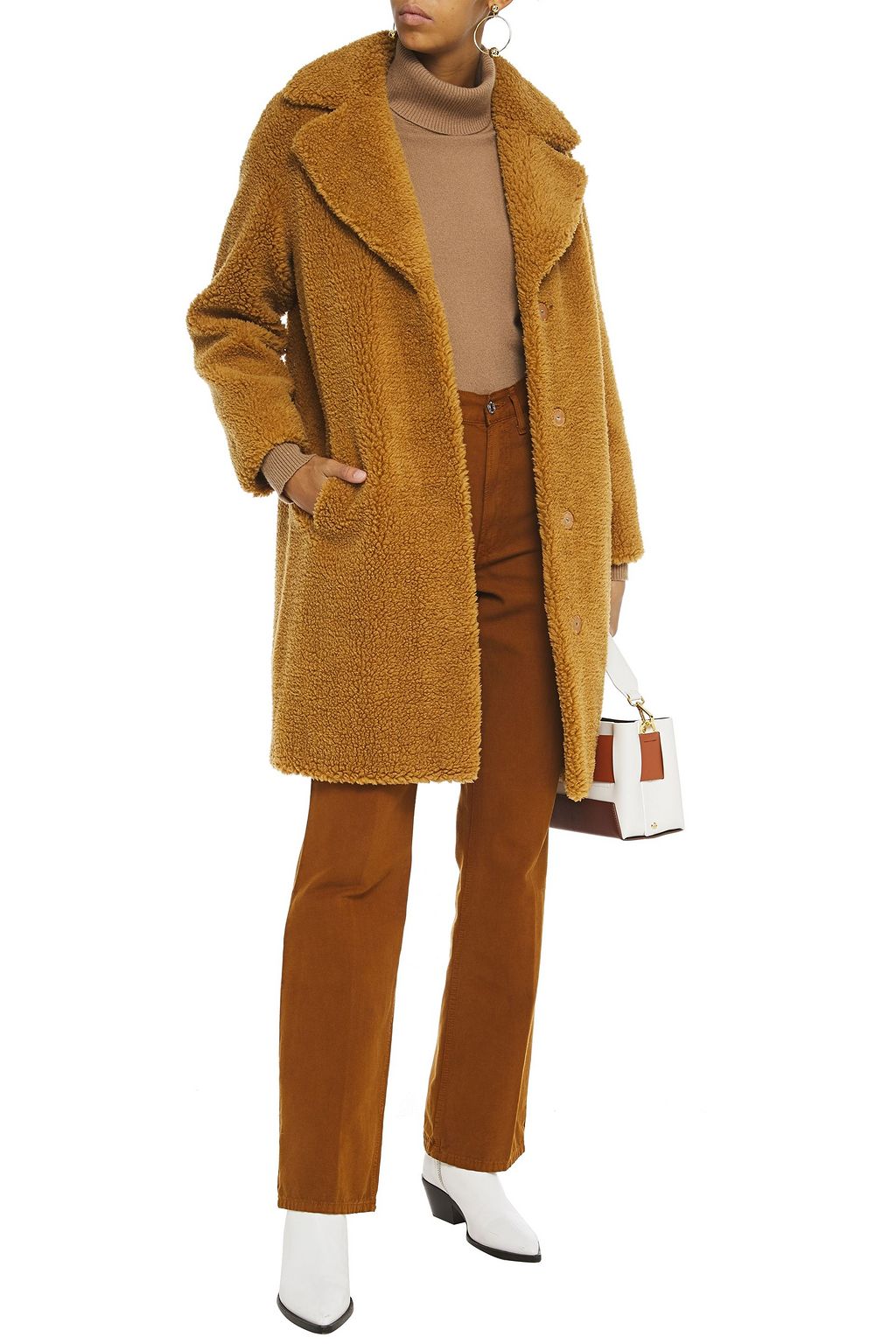 STAND STUDIO Faux shearling coat