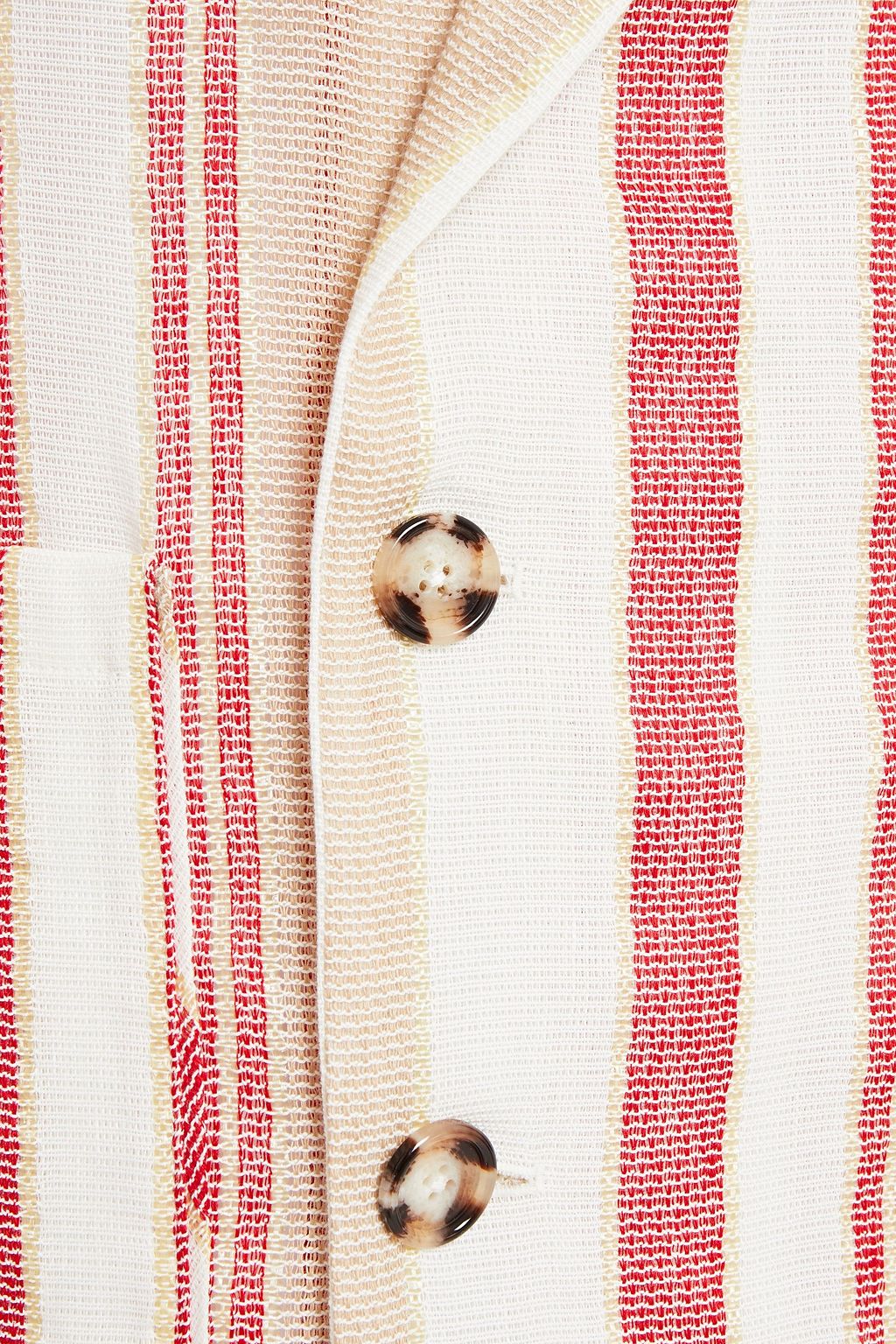 ROLAND MOURET Talbot double-breasted striped jacquard blazer