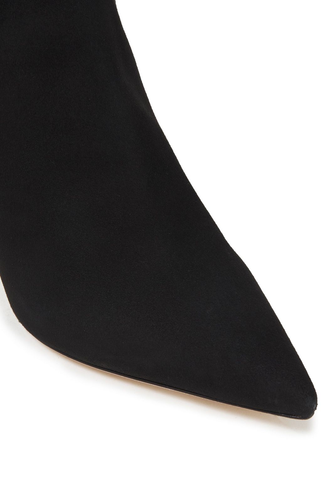 TORY BURCH Crystal-embellished suede sandals