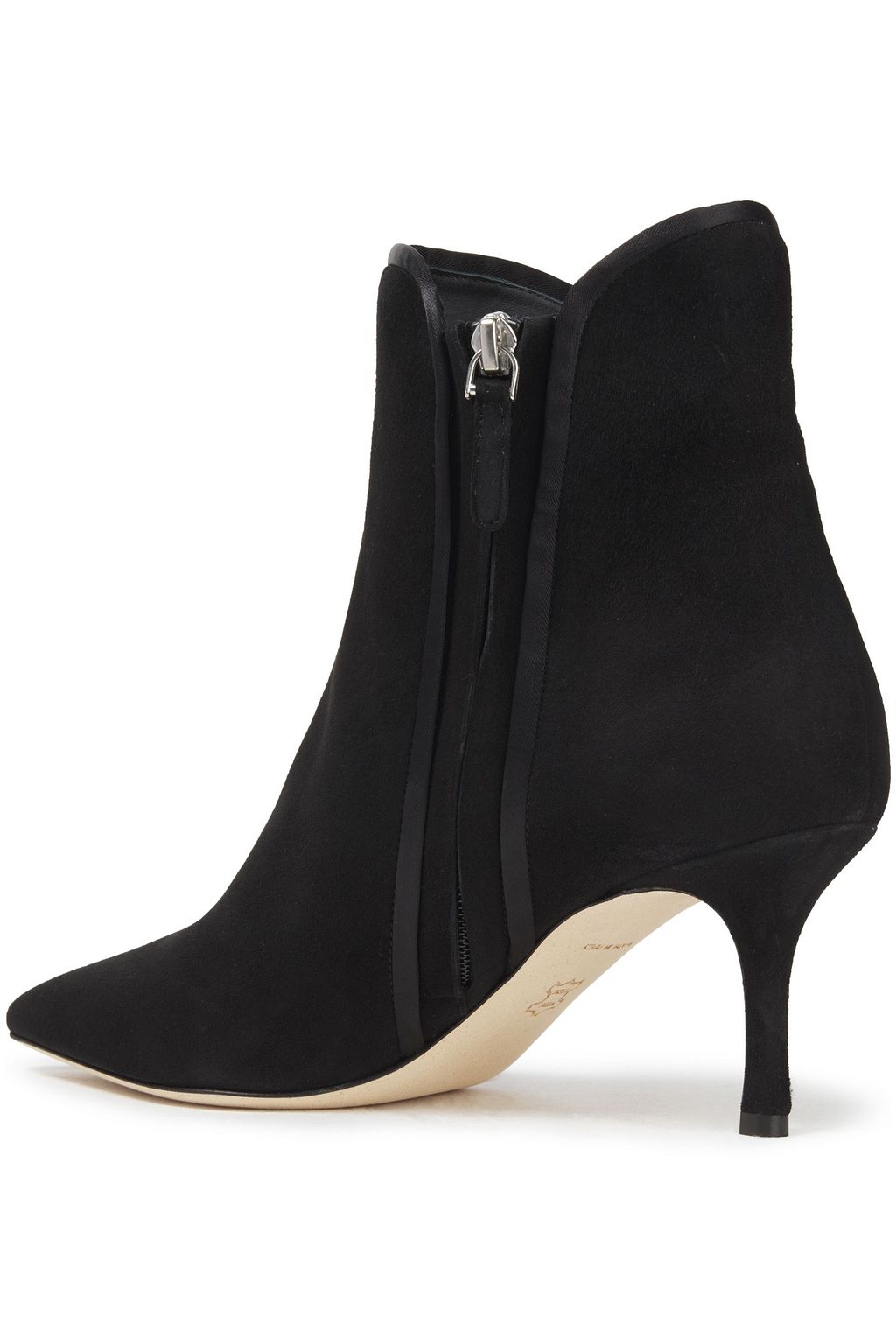 TORY BURCH Crystal-embellished suede sandals