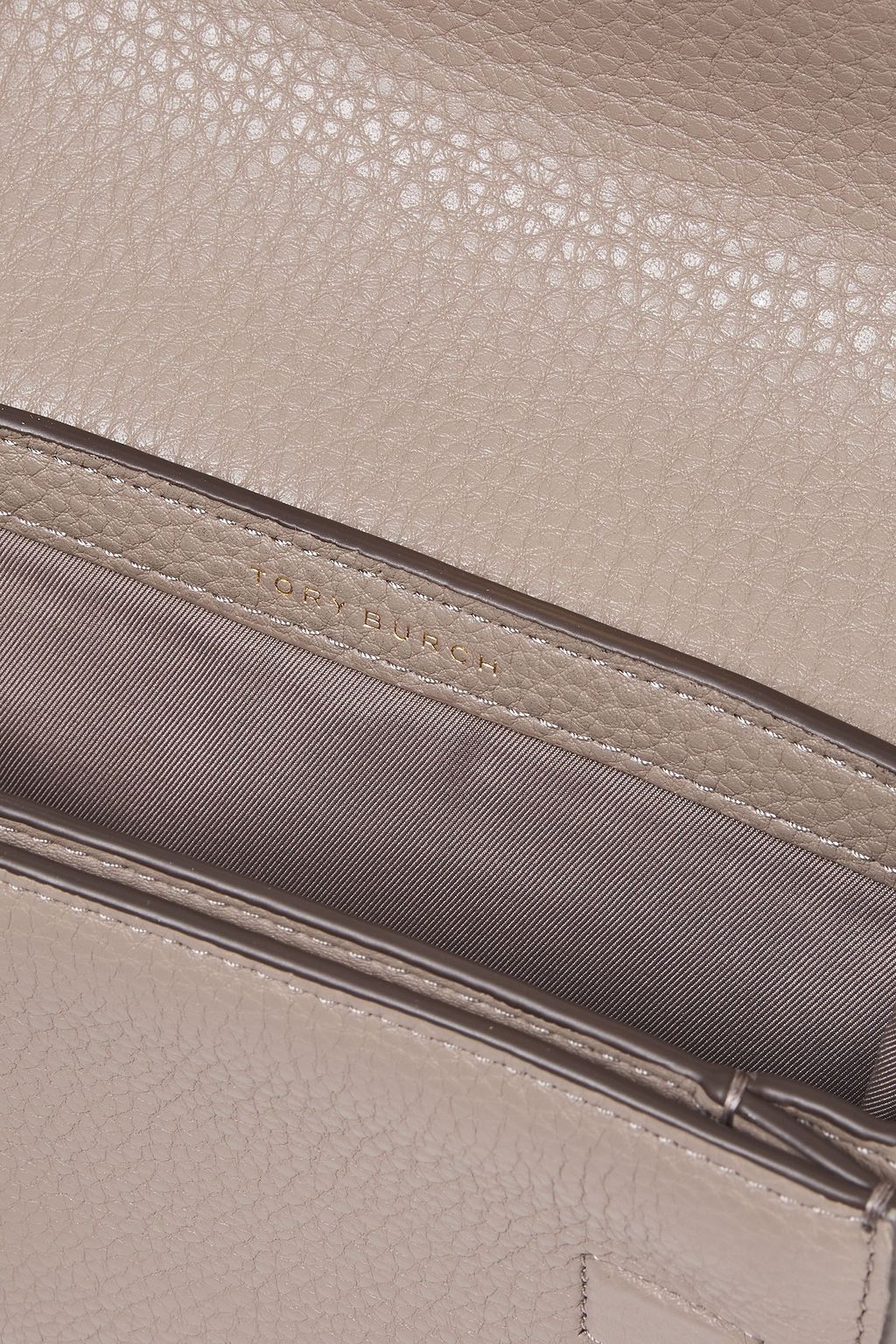 TORY BURCH Chelsea mini pebbled-leather shoulder bag