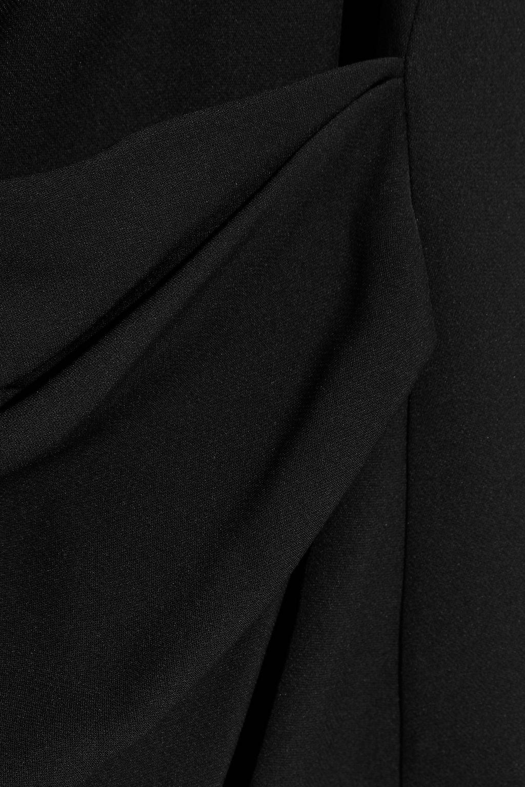 THEORY Wrap-effect draped silk crepe de chine top