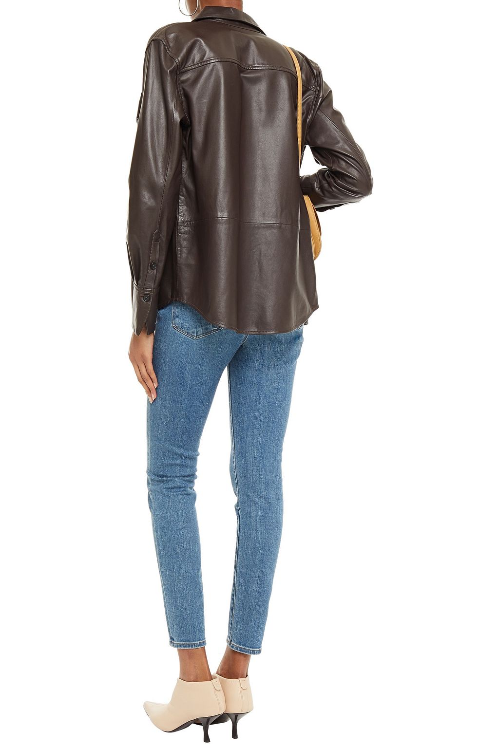 J BRAND Leenah faded high-rise skinny jeans