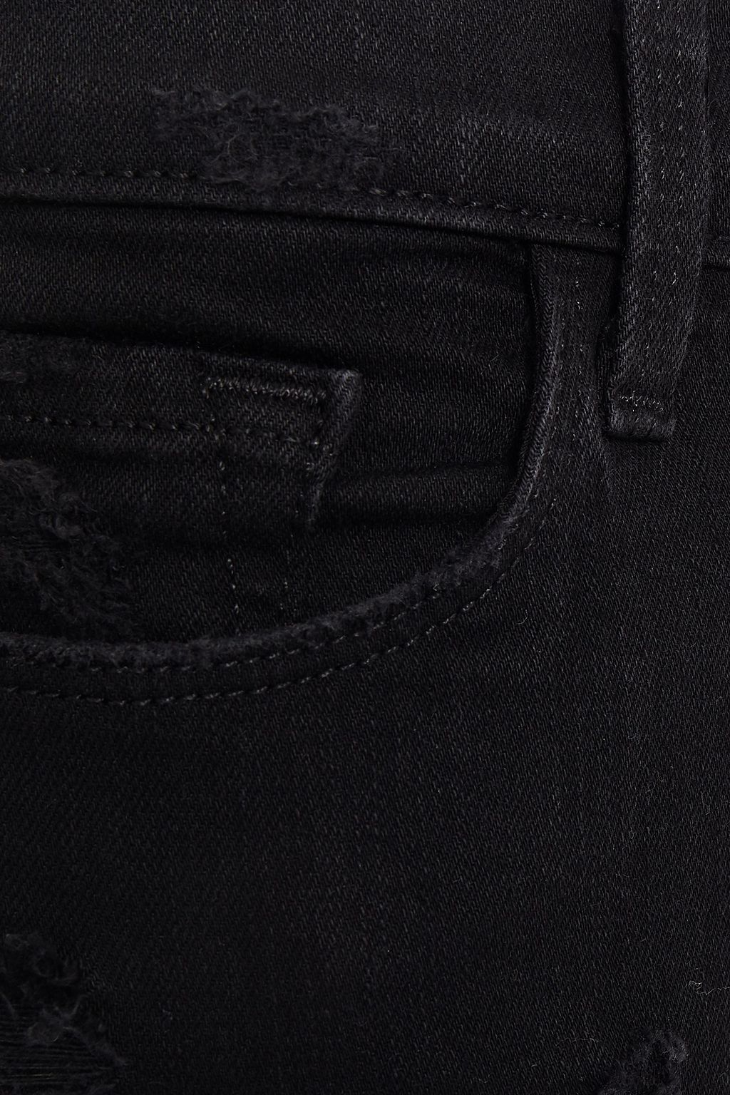 J BRAND Distressed mid-rise bootcut jeans