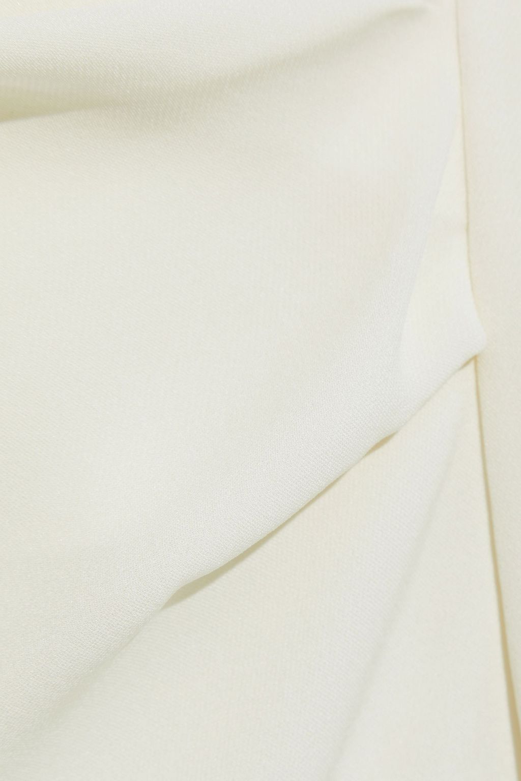 THEORY Wrap-effect draped silk crepe de chine top