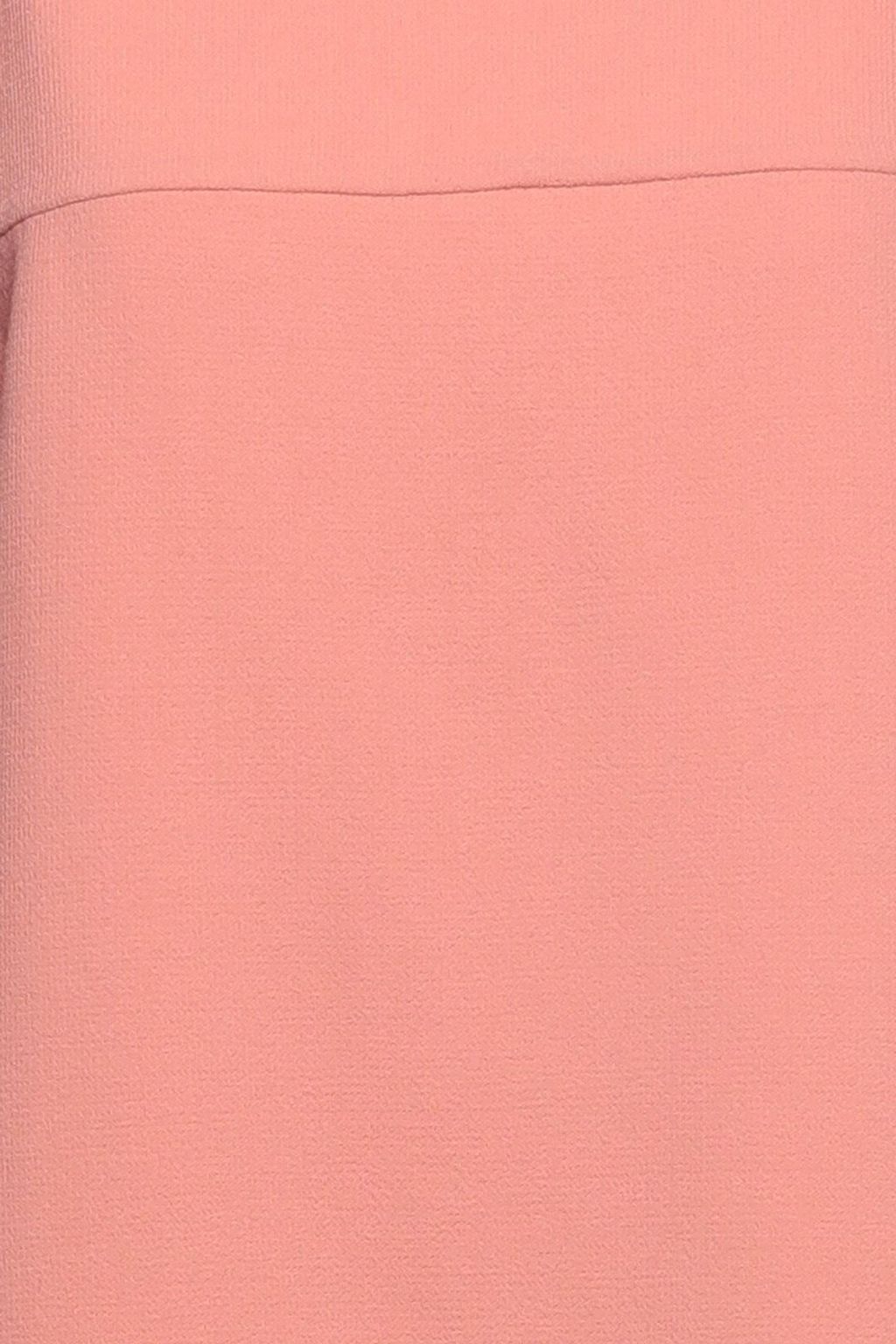 OSCAR DE LA RENTA Knotted wool-blend crepe dress