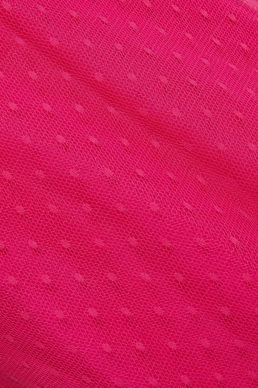 REDVALENTINO Cutout point d'esprit top