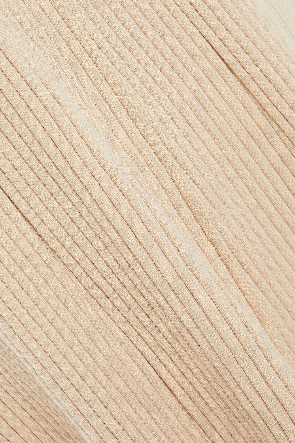 AMUR Ribbed-knit midi dress